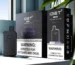 iGet pods lined up for daily vaping use