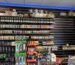 Modern online vape store interface with vape products and delivery icons