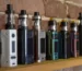 Person shopping for vapes on a laptop with vape products on screen